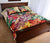 Hawaii Tropical Hibiscus Plumeria Turtle Beige Quilt Bed Set - Polynesian Pride