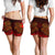 Polynesian Wallis and Futuna Women's Shorts - Red Shark Polynesian Tattoo - Polynesian Pride