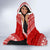 Tonga Flag Polynesian Chief Hooded Blanket - Polynesian Pride