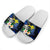 Hawaii Polynesian Slide Sandals - Turtle With Plumeria Flowers - Polynesian Pride