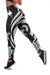 Papua New Guinea Women's Leggings - White Tentacle Turtle - Polynesian Pride