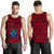 Samoa Men's Tank Top - Samoa Coat Of Arms, Polynesian Tattoo Red - Polynesian Pride