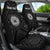 American Samoa Personalised Car Seat Covers - Seal In Polynesian Tattoo Style ( Black) - Polynesian Pride