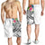 Polynesian Hawaii Kanaka Maoli Men's Shorts - Summer Plumeria (White) - Polynesian Pride