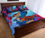 Guam Quilt Bed Set - KoKo Bird With Map - Polynesian Pride