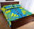 Palau Quilt Bed Set - Palau Seal & Polynesian Yellow Tattoo Style - Polynesian Pride