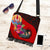 Tahiti Boho Handbag - Polynesian Hook And Hibiscus (Red) One Style One Size Red - Polynesian Pride