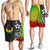 Pohnpei Micronesian Men's Shorts Reggae - Turtle With Hook Reggae - Polynesian Pride