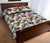 Tropical Palm Leaf White Quilt Bed Set - Polynesian Pride