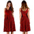 Polynesia Women's Dress - Tribal Pattern Red - Polynesian Pride