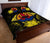 Tahiti Polynesian Quilt Bed Set Hibiscus Yellow - Polynesian Pride