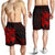 Polynesian Hawaii Men's Shorts - Kanaka Maoli Red Turtle - Polynesian Pride