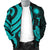 Northern Mariana Men's Bomber Jacket - Tentacle Turtle Turquoise - Polynesian Pride