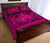 Hawaii Polynesian Pele Mauna Kea Quilt Bed Set Pink - Polynesian Pride