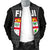 Fiji Men's Bomber Jacket - Tapa Pattern Sport Style - Polynesian Pride