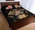 Fiji Polynesian Quilt Bed Set Hibiscus Gold - Polynesian Pride