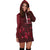 Samoa Hoodie Dress - Samoa Coat Of Arms Dreamcatcher Red Version - Polynesian Pride