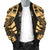 Fiji Men Bomber Jackets - Polynesian Tattoo Gold - Polynesian Pride