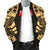 Wallis And Futuna Men Bomber Jackets - Polynesian Tattoo Gold - Polynesian Pride