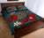 Kiribati Quilt Bed Set - Blue Turtle Tribal - Polynesian Pride