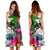 Marshall Islands Midi Dress White - Turtle Plumeria Banana Leaf Crest - Polynesian Pride