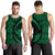 Kanaka Hawaii Map Green Polynesian Men's Tank Tops - Circle Style Green - Polynesian Pride