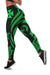 Wallis and Futuna Women's Leggings - Green Tentacle Turtle - Polynesian Pride