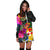 Tonga Women's Hoodie Dress - Polynesian Hibiscus Pattern - Polynesian Pride