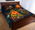 Polynesian Hawaii Quilt Bed Set - Legend of Samoa (Blue) - Polynesian Pride