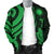 Northern Mariana Men's Bomber Jacket - Tentacle Turtle Green - Polynesian Pride