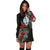 Guam Hoodie Dress - Guam Flag Hibiscus - Polynesian Pride