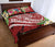 Fiji Polynesian Quilt Bed Set - Summer Plumeria (Red) - Polynesian Pride