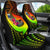 Samoa Car Seat Covers - Polynesian Hook And Hibiscus (Reggae) - Polynesian Pride