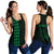 Hawaii Kakau Polynesian Hammerhead Shark Women's Racerback Tank - Green Green - Polynesian Pride