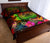 American Samoa Polynesian Quilt Bed Set - Hibiscus and Banana Leaves - Polynesian Pride