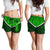 New Zealand Maori Rugby Women Shorts Pride Version - Green - Polynesian Pride