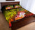 Pohnpei Quilt Bed Set - Humpback Whale with Tropical Flowers (Yellow) - Polynesian Pride