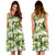 Hawaii Tropical Plumeria White Midi Dress - Polynesian Pride