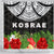 Kosrae Shower Curtain - Ginger Lei Pattern - Polynesian Pride