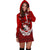 Tonga Polynesian Hoodie Dress - Tonga Coat Of Arms Coconut Tree Women' - Polynesian Pride