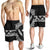 Kosrae Polynesian All Over Print Men's Short - Black Version - Polynesian Pride