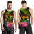 Polynesian Hawaii Kanaka Maoli Polynesian Personalised Men's Tank Top - Hibiscus and Banana Leaves - Polynesian Pride