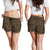 Polynesian Lauhala Mix Gold Women's Short - Polynesian Pride