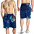 American Samoa Polynesian Men's Shorts - Blue Polynesian Eagle - Polynesian Pride