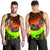 Kosrae Men's Tank Top - Polynesian Hook And Hibiscus (Reggae) - Polynesian Pride