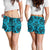 Polynesian Women's Shorts Grown Blue White - Polynesian Pride