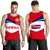 Hawaii Flag Men's Tank Top - Reg Style Red - Polynesian Pride