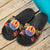 French Polynesia Slide Sandals - Polynesian Hibiscus Pattern - Polynesian Pride