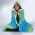 Palau Flag Polynesian Chief Hooded Blanket - Polynesian Pride