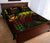 Hawaii Map Kanaka Polynesian Hula Girl Quilt Bed Set - Reggae - Polynesian Pride